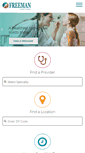 Mobile Screenshot of freemanhealth.com